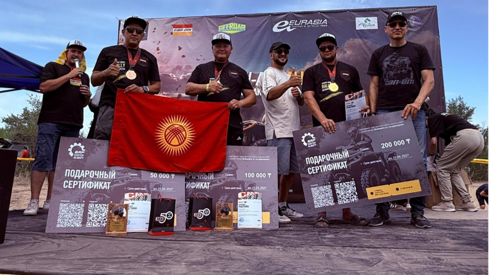 Спортсмены из Кыргызстана стали лучшими на соревнованиях Can-Am Rally Kazakhstan 2026