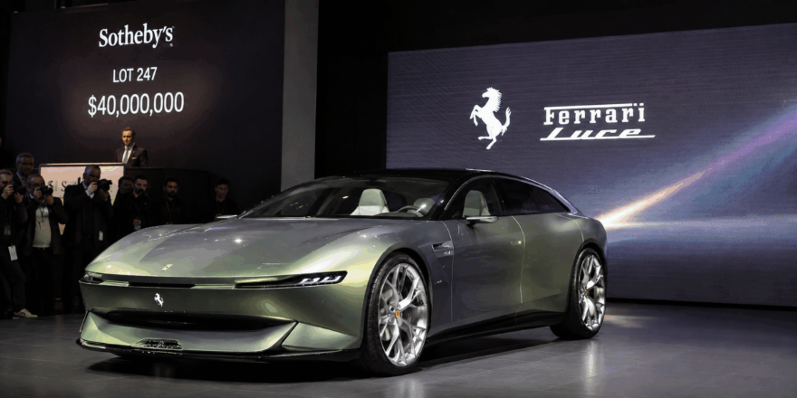 Первый электромобиль Ferrari продали на аукционе за рекордные $40 миллионов