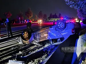 В Бабекском районе столкнулись два автомобиля, есть пострадавшие