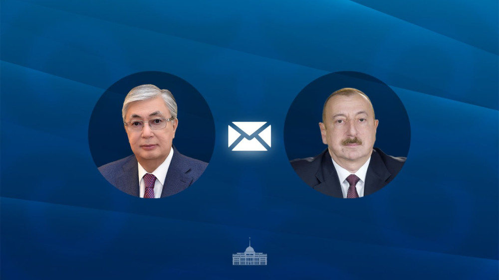 Токаев направил телеграмму президенту Азербайджана