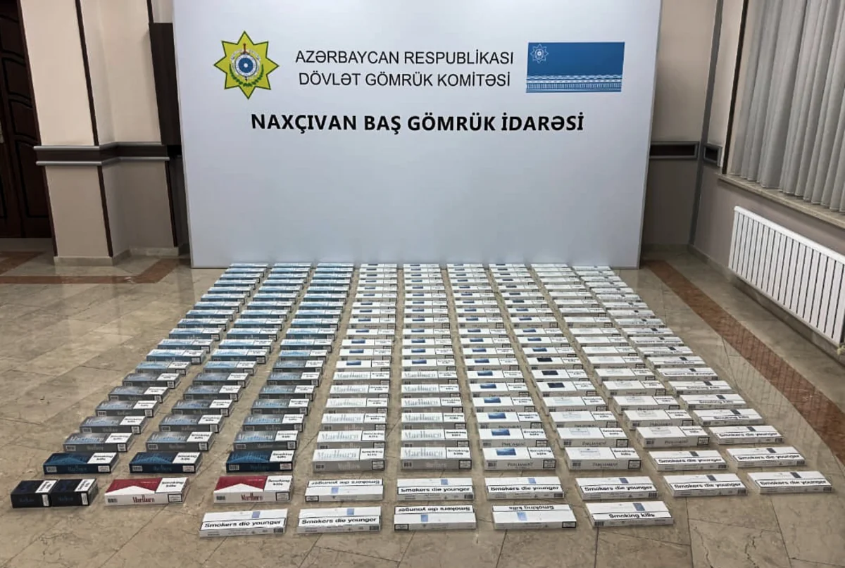 В Нахчыване обнаружено большое количество сигарет без маркировки