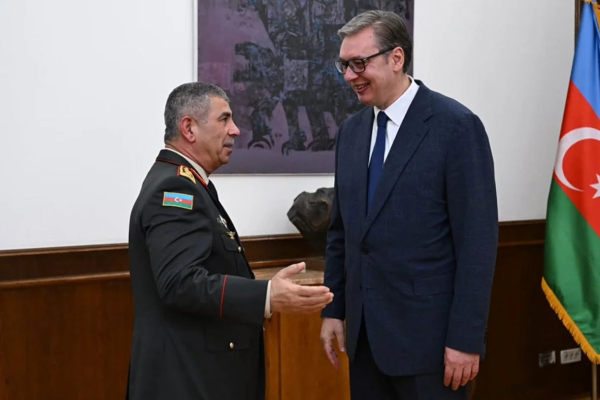Закир Гасанов и Вучич