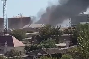 Пожар в Баку