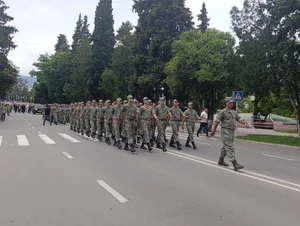 В Ханкенди прошел военный марш по случаю Дня Вооруженных сил Азербайджана