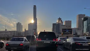 На два дня закроют участок дороги в центре Астаны