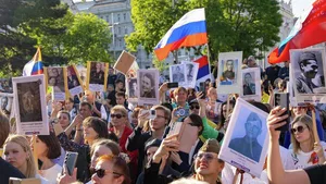 В Вене состоялось шествие "Бессмертного полка"
