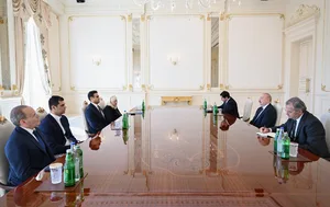 Президент Ильхам Алиев принял члена Палаты представителей Конгресса США (ФОТО)