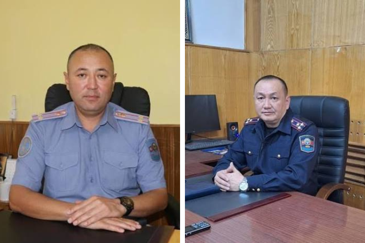 Начальников двух РОВД на юге Кыргызстана освободили от должностей