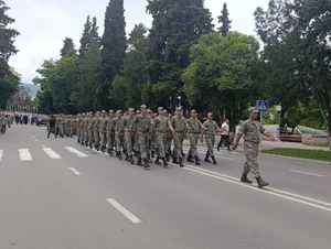 В Ханкенди прошел военный марш по случаю Дня Вооруженных сил Азербайджана (ФОТО/ВИДЕО)