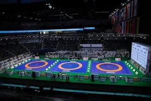 Сборная Армении по вольной борьбе прибыла в Баку