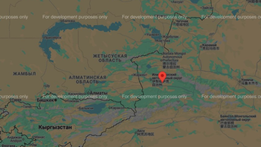 Землетрясение магнитудой 4.2 произошло близ границы с Казахстаном