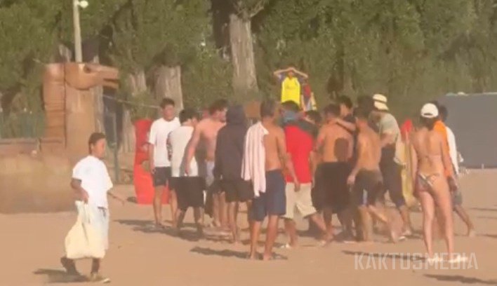 В одном из пансионатов на Иссык-Куле произошла массовая драка (видео)