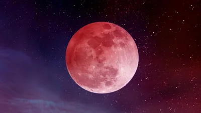 Казахстанцы смогут наблюдать Клубничную Луну в ночь на 30 июня