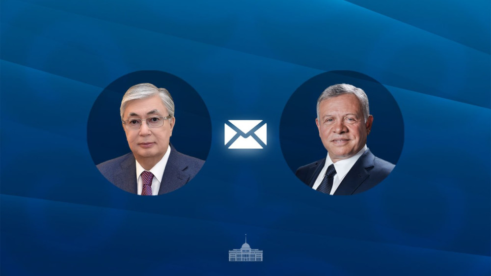 Президент Казахстана направил телеграмму королю Иордании