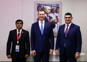 О чем говорил олимпийский чемпион Дилшод Назаров на Петербургском международном экономическом форуме?