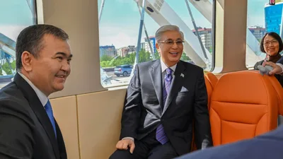 Токаев запустил работу Astana LRT