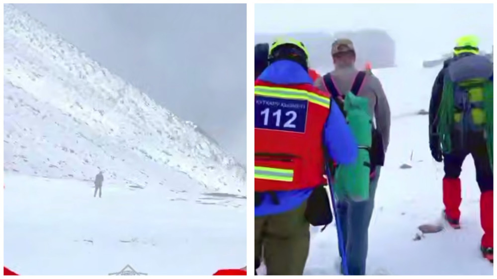 Пропавшего в горах Алматы туриста нашли через три дня