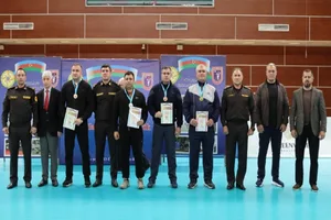 В МЧС Азербайджана прошел чемпионат по армрестлингу и многоборью-ФОТО