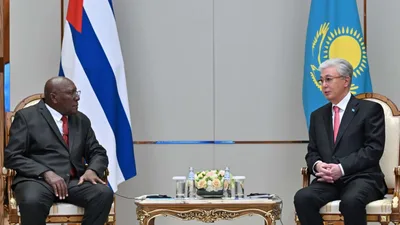 Токаев встретился с вице-президентом Кубы