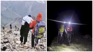 Трёх молодых людей спасли в горах Алматы в ходе ночной операции